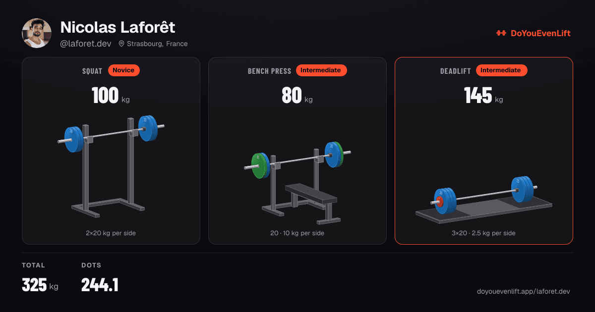 DoYouEvenLift: system architecture